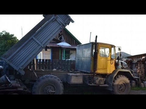 Купил списанный ЗИЛ -131 и СКРЕСТИЛ с К -700 , а так же поставил двигатель от трактора д 240