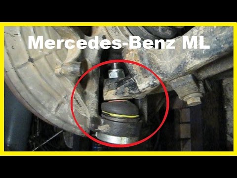 Передняя подвеска. Замена нижней шаровой опоры Mercedes Benz ML W163