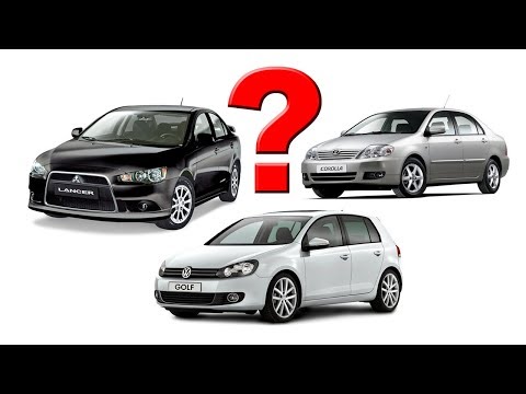 Б/У: Mitsubishi Lancer, Toyota Corolla, Volkswagen Golf. Что купить?