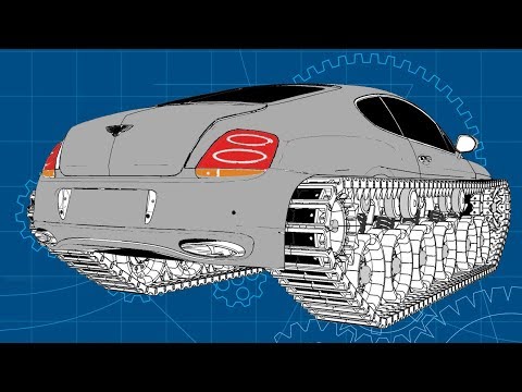 Bentley Ultratank. Гусеницы готовы.