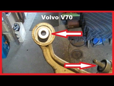 Volvo V70. Замена сайлентблоков передних рычагов 1