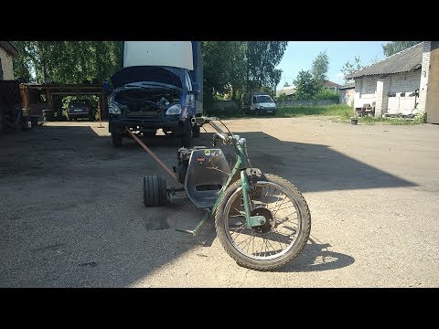 ТАЩИМ ГАЗель МОТОТРАЙКОМ на БУКСИРЕ 1