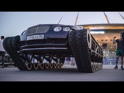 Bentley Ultratank. Первая попытка выехать в город. 1